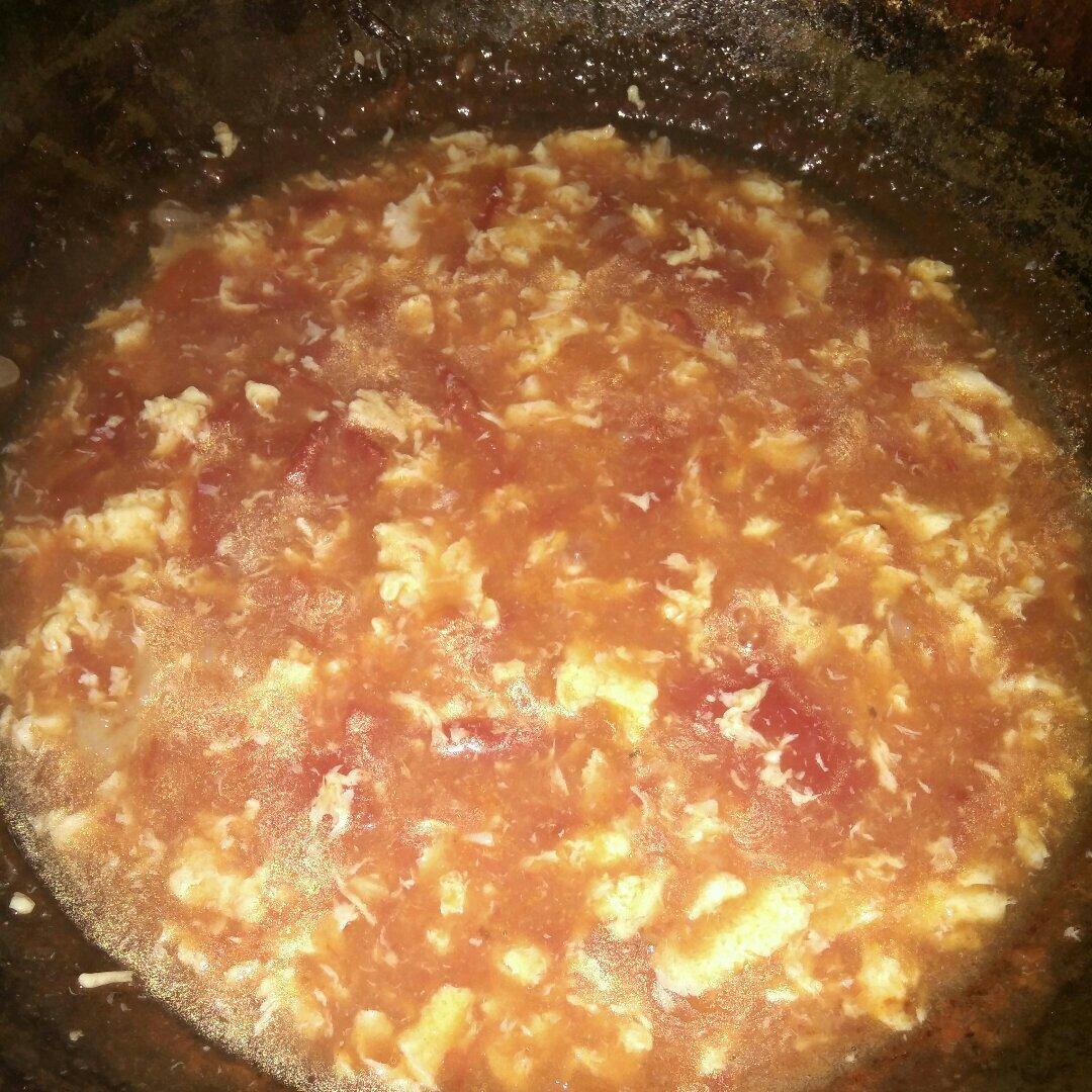 西红柿鸡蛋疙瘩汤