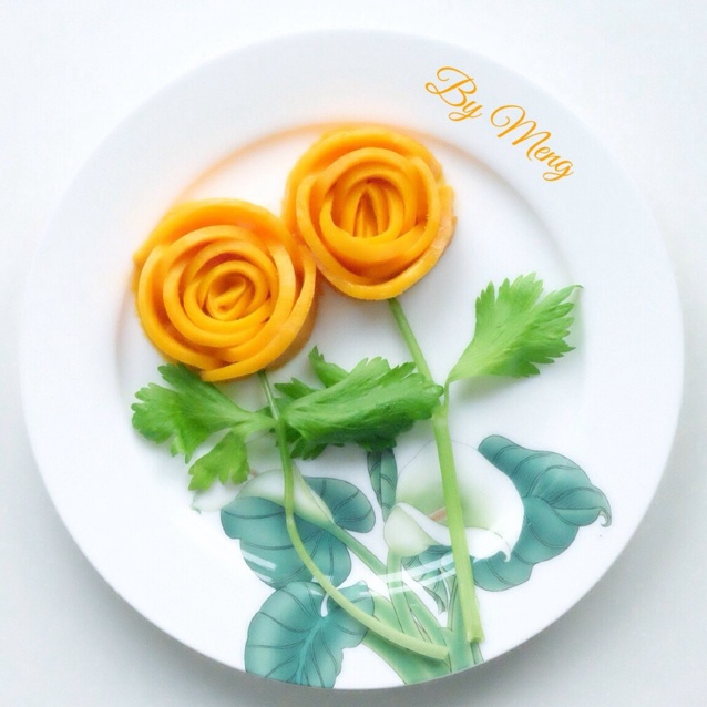 芒果玫瑰花
