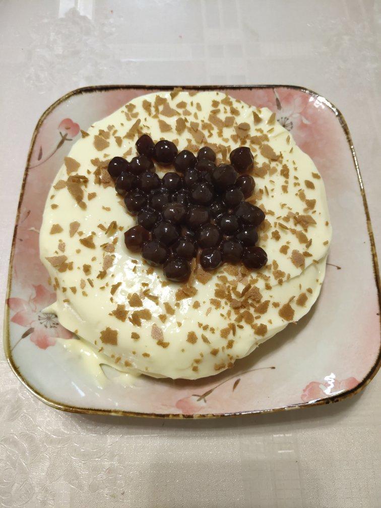 海盐奶盖爆浆蛋糕和爆浆纸杯蛋糕