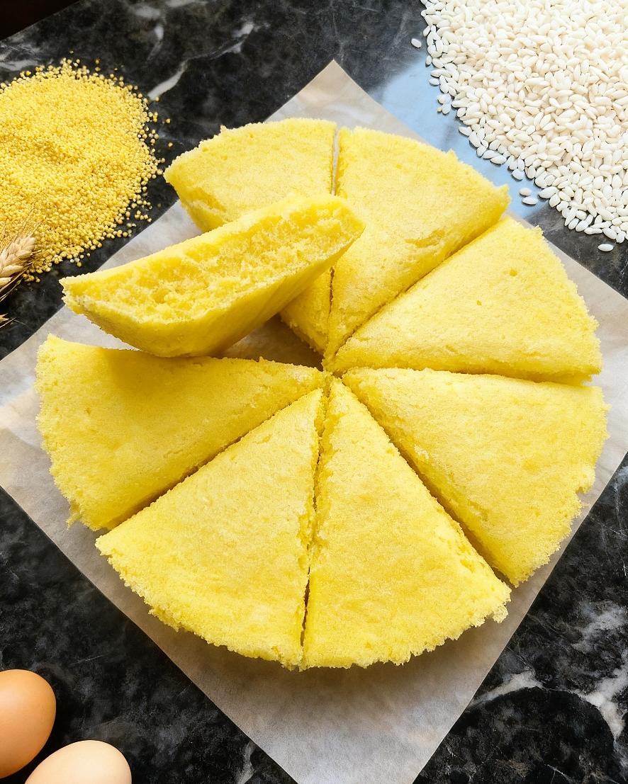 ??AY 軟糯香甜小米糕「全蛋打發(fā)」