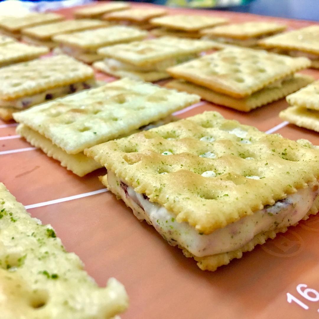 冬天也能拉丝的【蔓越莓牛轧糖饼干】快手棉花糖版