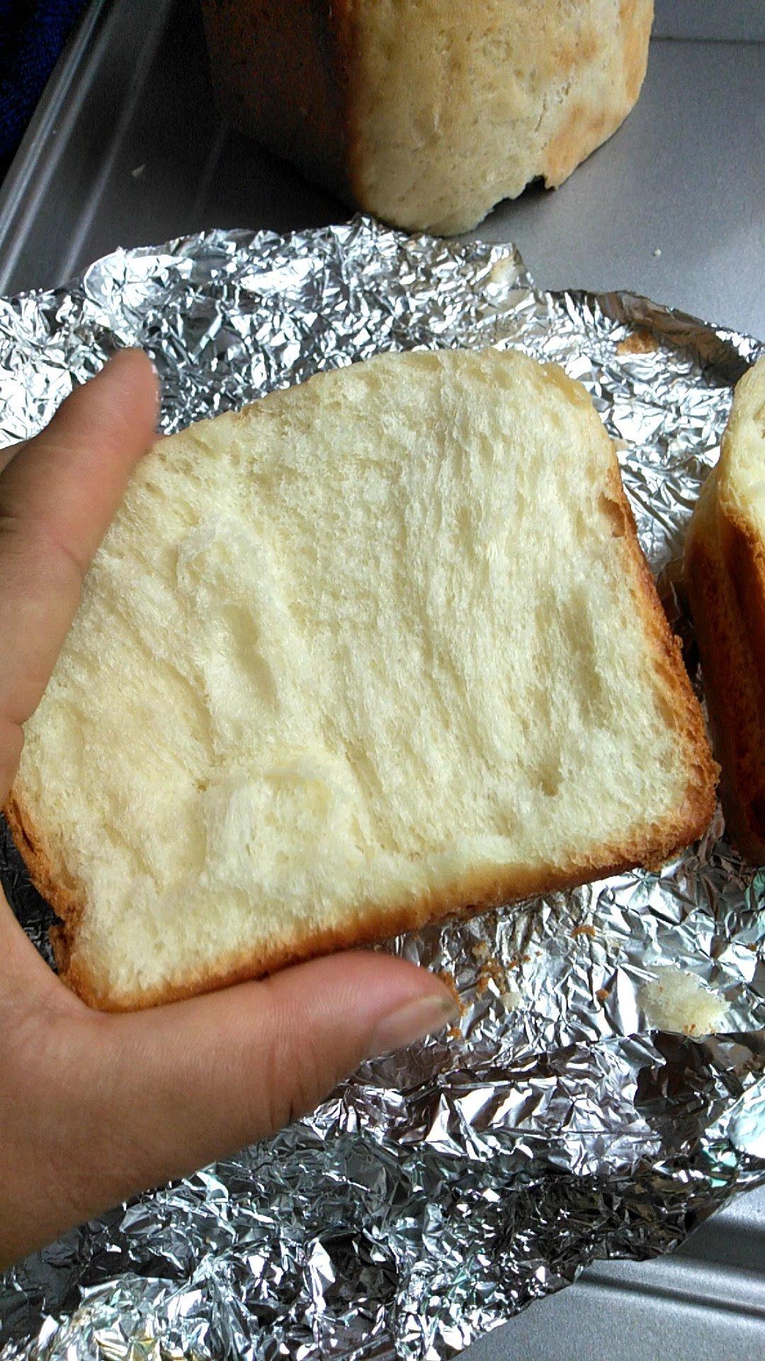 超软拉丝牛奶吐司🍞一次发酵