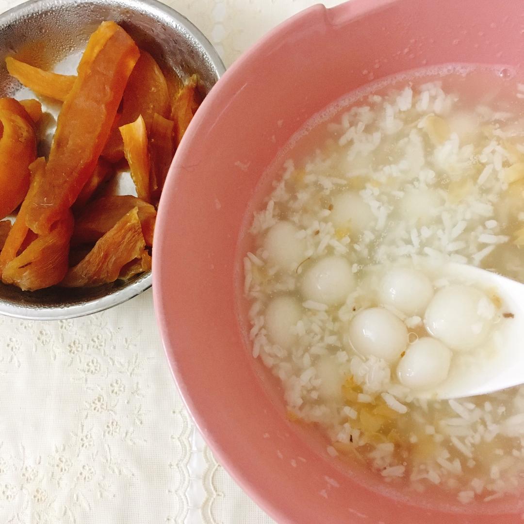 桂花米酒小汤圆