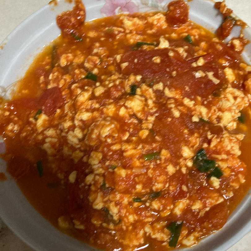 超嫩滑的番茄炒蛋