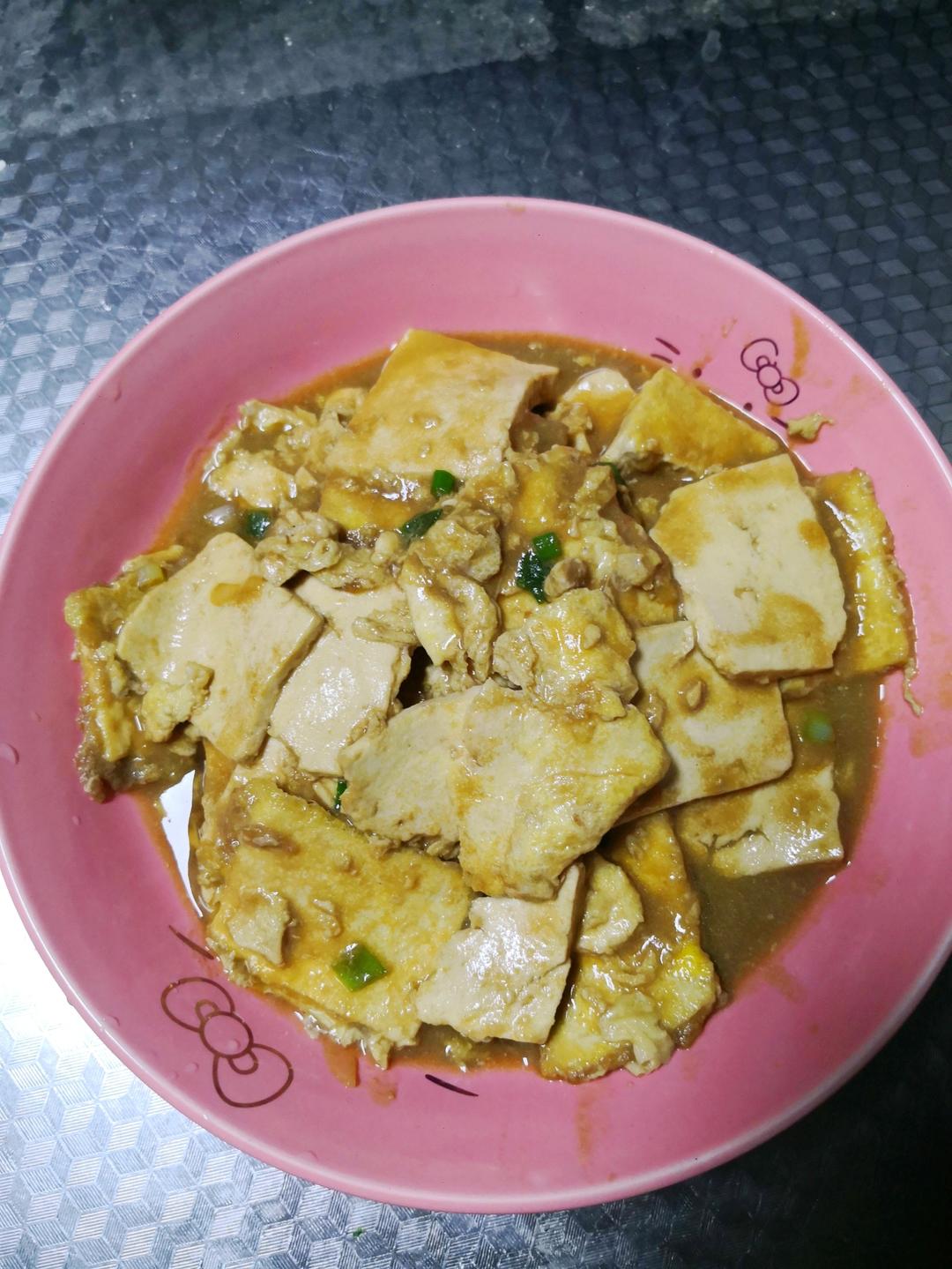 蚝油嫩豆腐