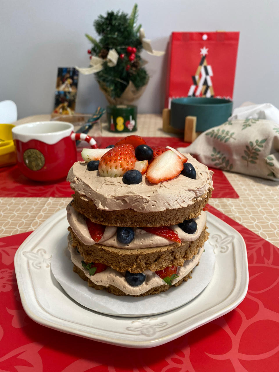 🍫双倍浓郁｜巧克力蛋糕卷｜卷不裂｜不消泡｜脏脏小贝