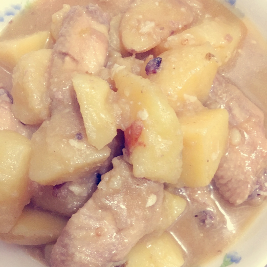 土豆炖鸡翅（快手零失败）
