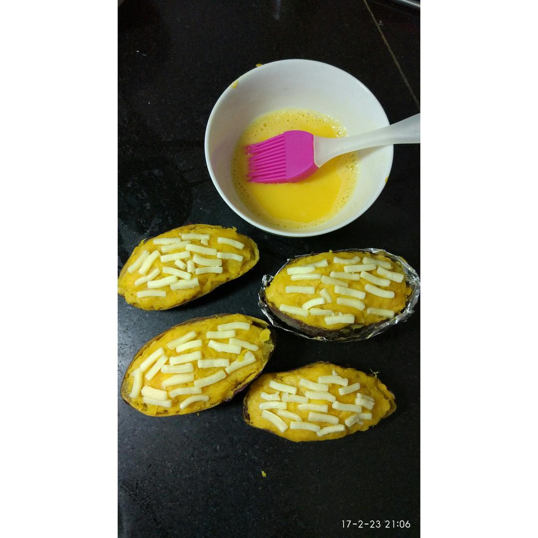 芝士焗红薯
