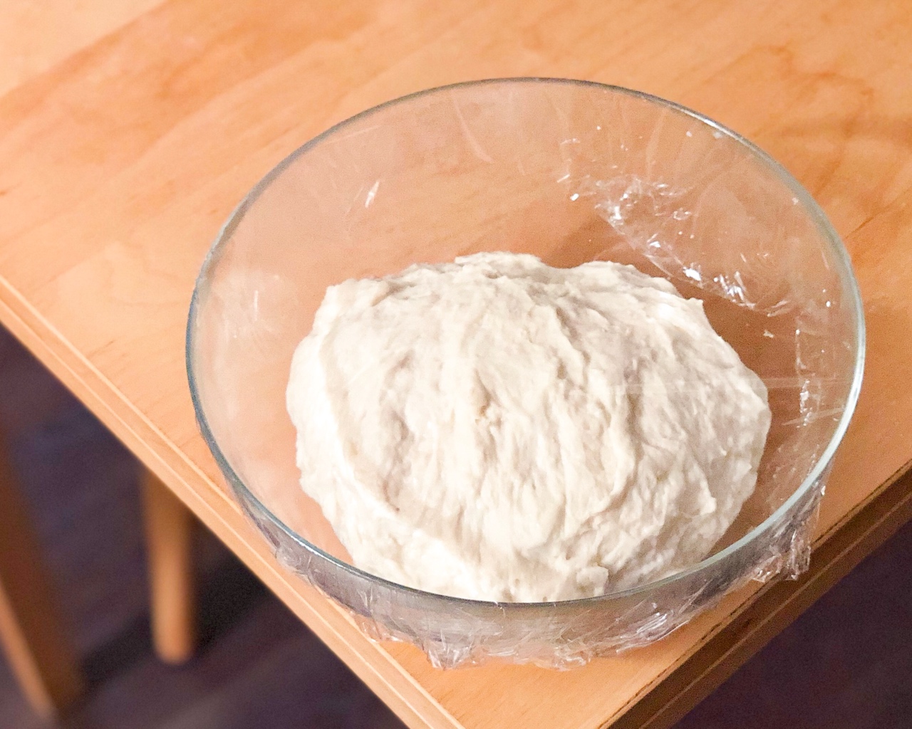 基础欧包免揉面团的冷藏发酵的做法 步骤2