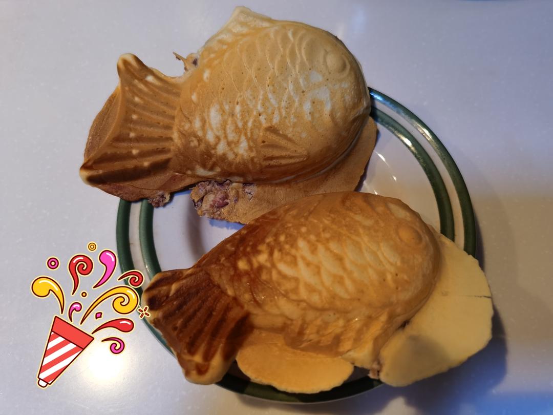 奶香红豆鲷鱼烧