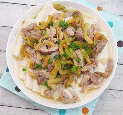 榨菜肉丝豆腐