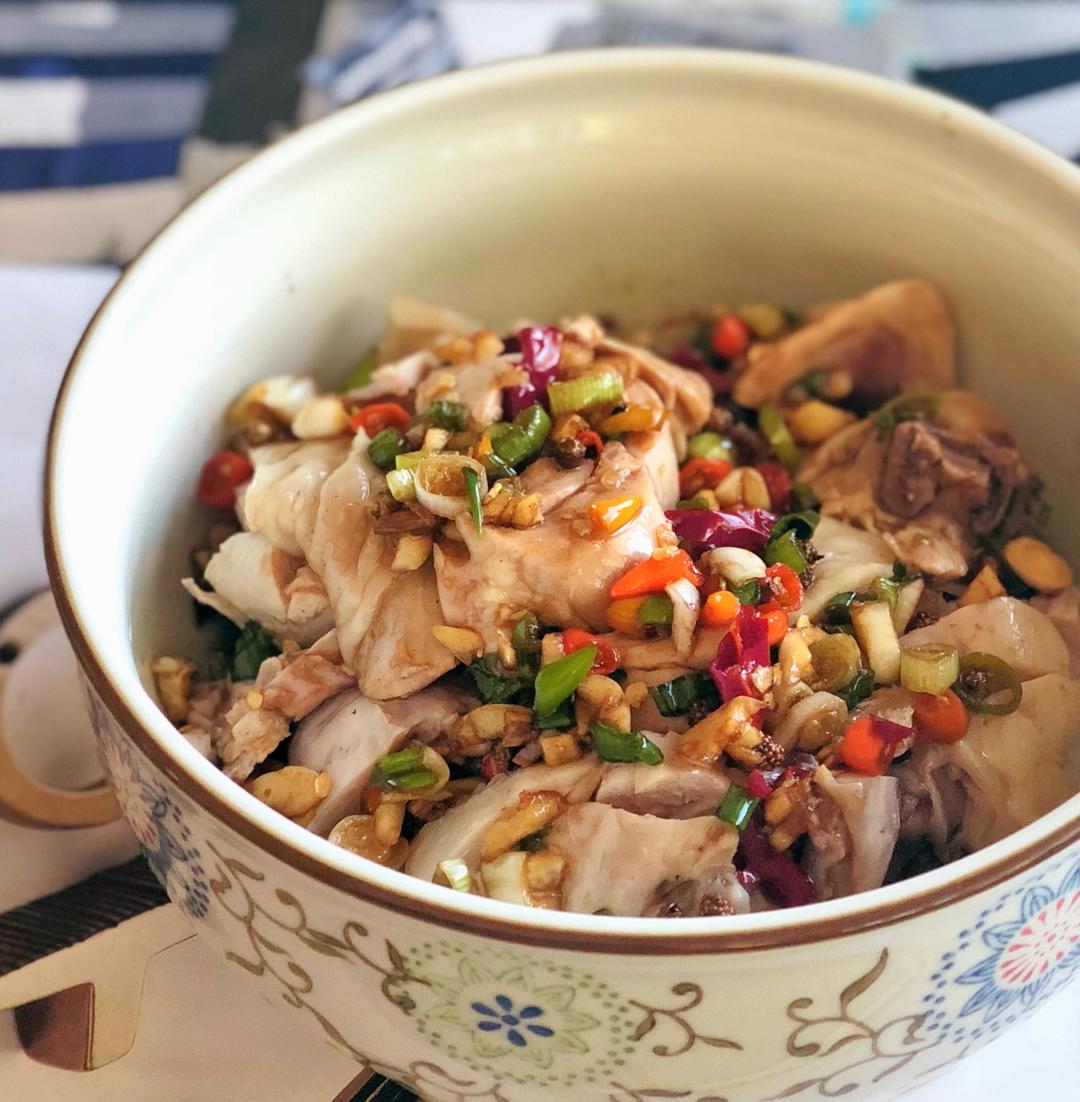 灶头间e好咪道做的椒麻鸡【曼达小馆】2017年夜饭