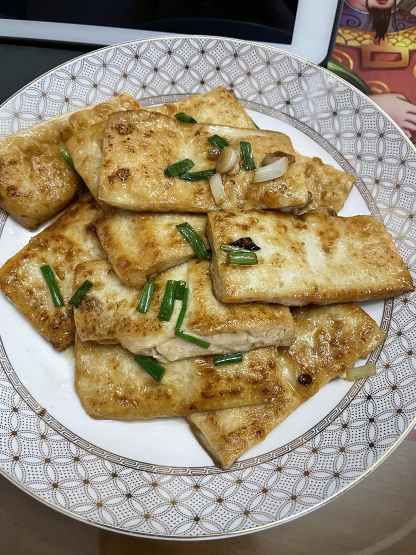 香煎嫩豆腐