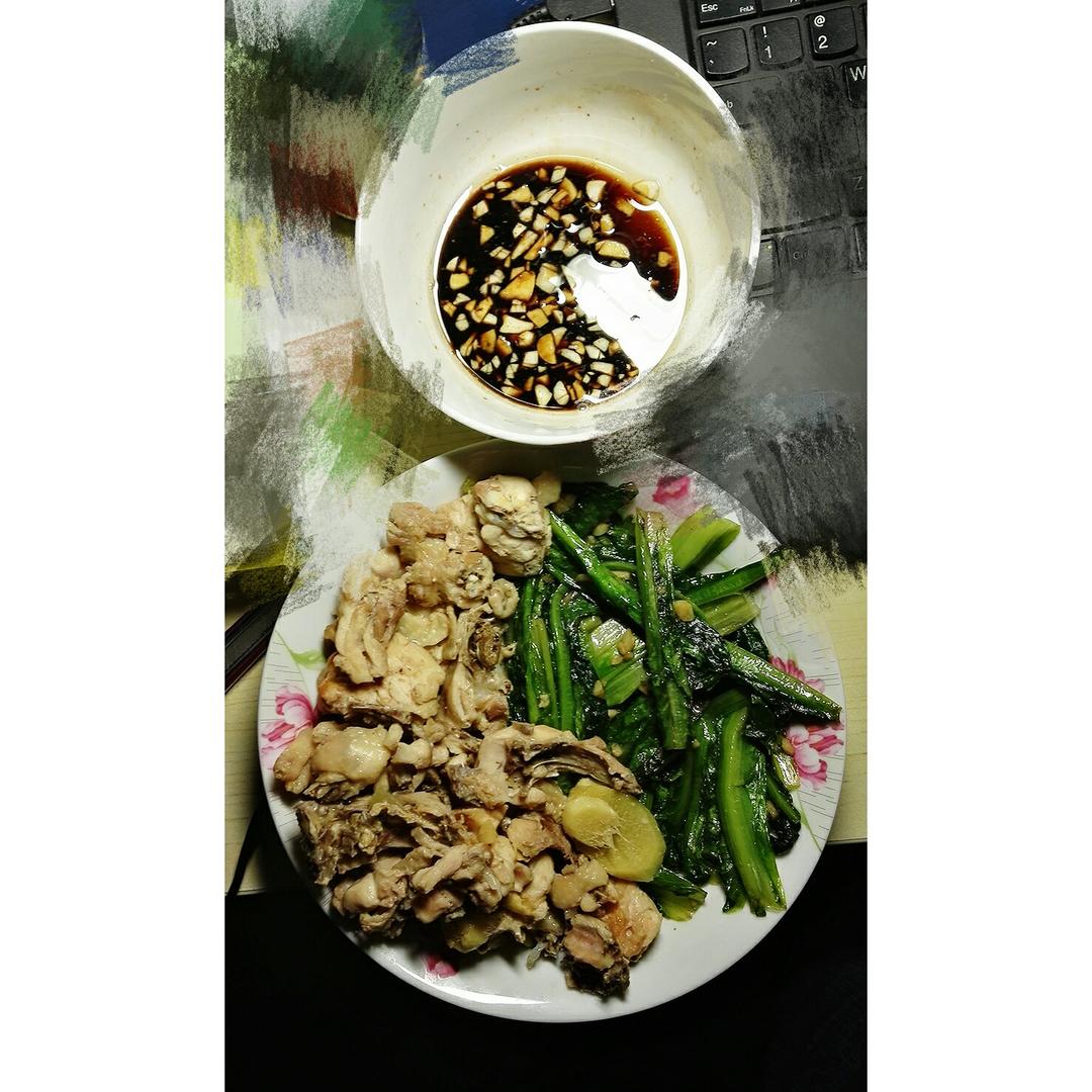 电饭锅简易版：盐焗手撕鸡