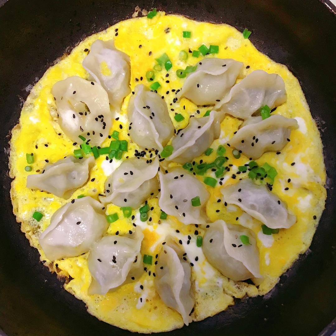 懒人快手抱蛋煎饺