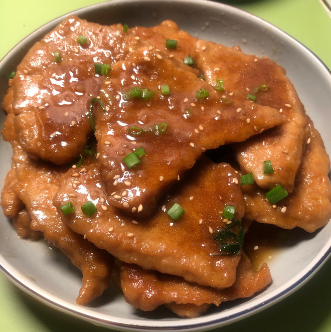 【葱烧大排的做法步骤图,葱烧大排怎么做好吃】西瓜杂粮面_下厨房
