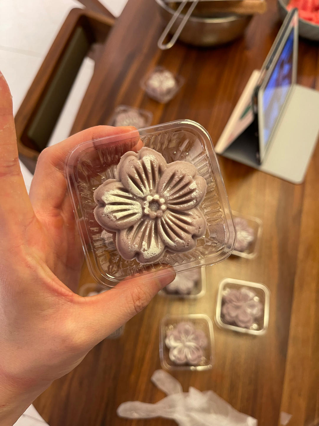 免烤箱！爆浆芋泥奶酪月饼🥮