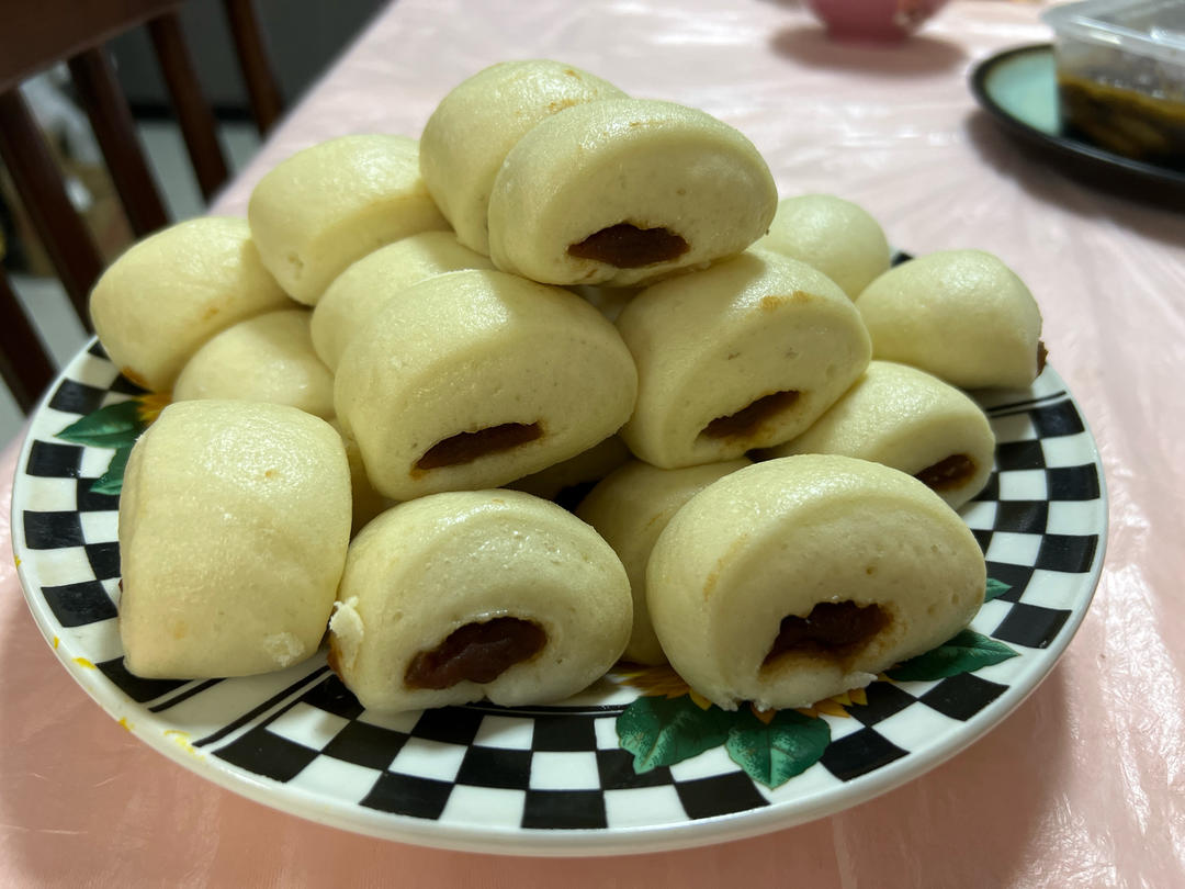 🔥小盆友抢着吃的豆沙小馒头，附视频详细操作！