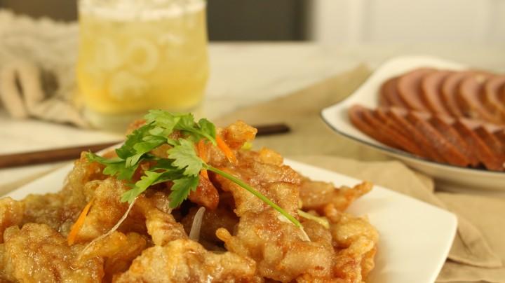 【锅包肉】必吃东北菜‼️外酥里嫩🉑️酸甜可口的做法