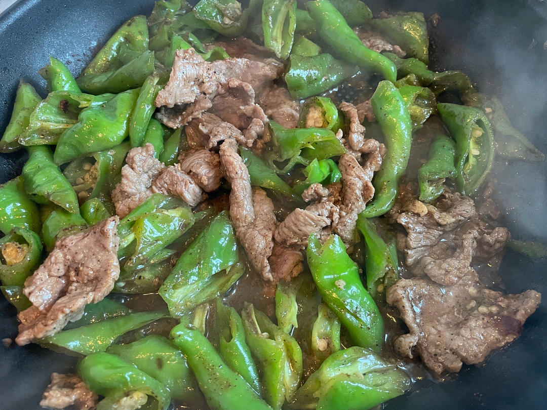 青椒洋葱炒牛肉丝