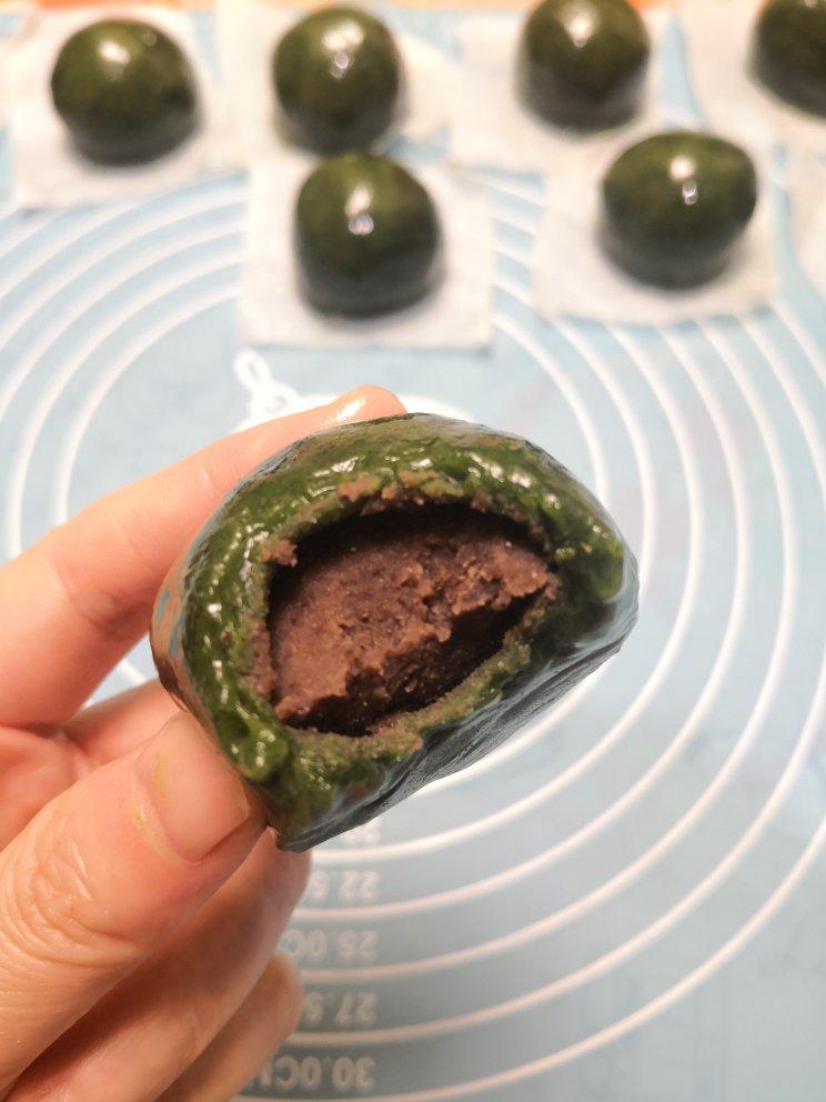 经典的咸蛋黄肉松青团 配方详细解说