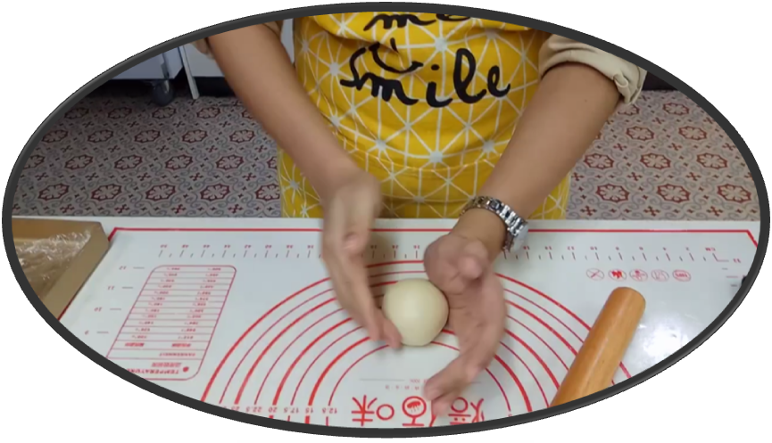 【暖暖焙家】绿豆椪（绿豆馅酥饼），台式传统月饼的做法 步骤14