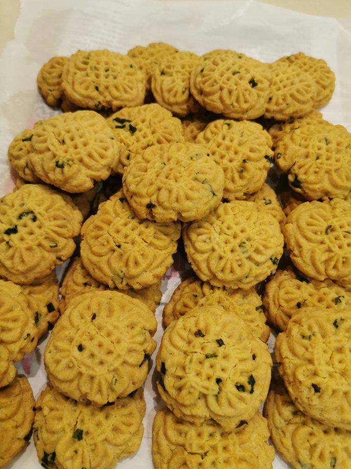 葱香浓郁的咸香饼干（素）