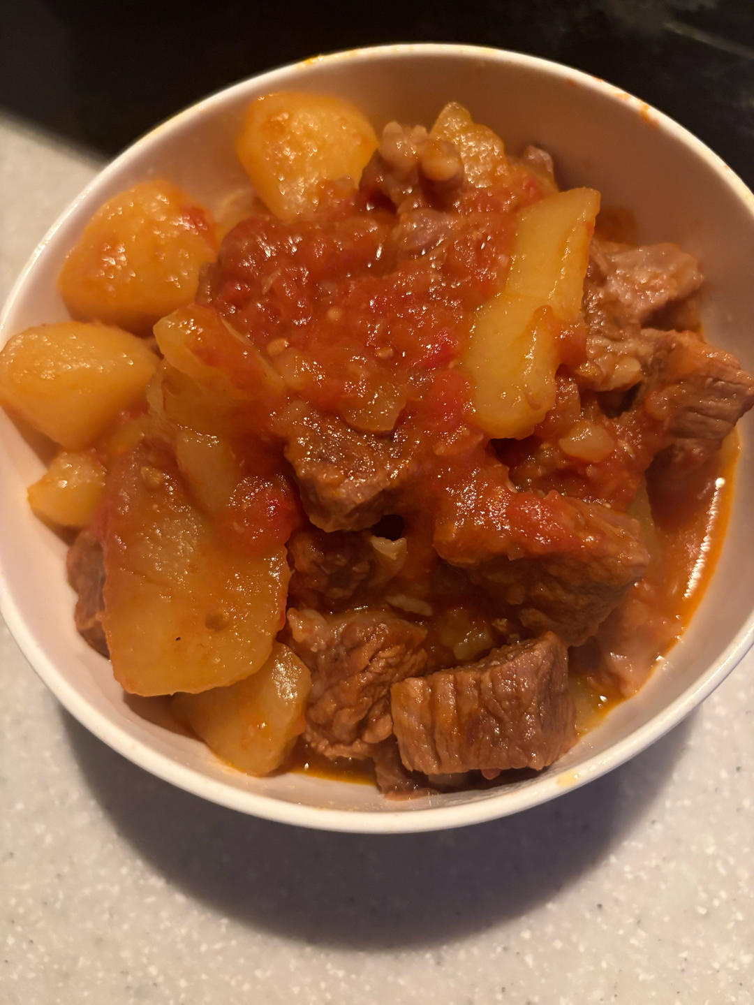 番茄土豆炖牛腩