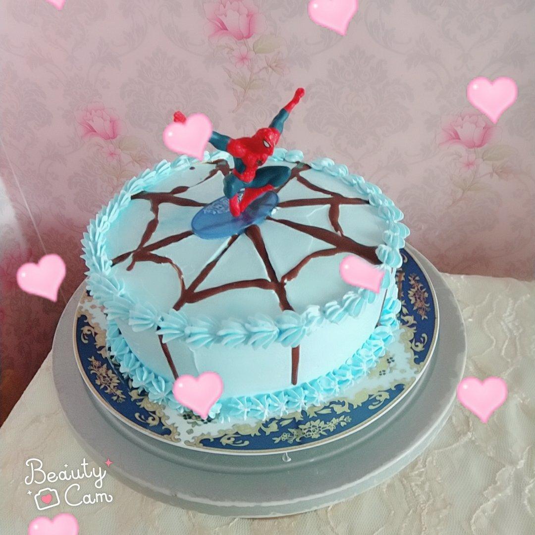 蜘蛛侠蛋糕