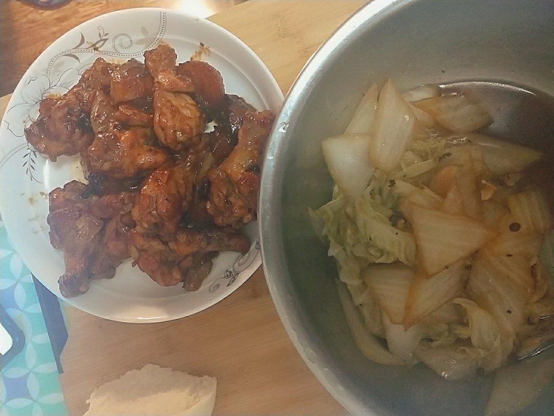 土豆焖鸡腿