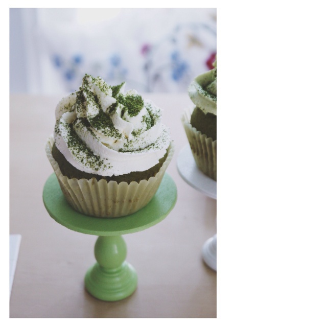 Green Tea Cupcake 绿茶杯子蛋糕