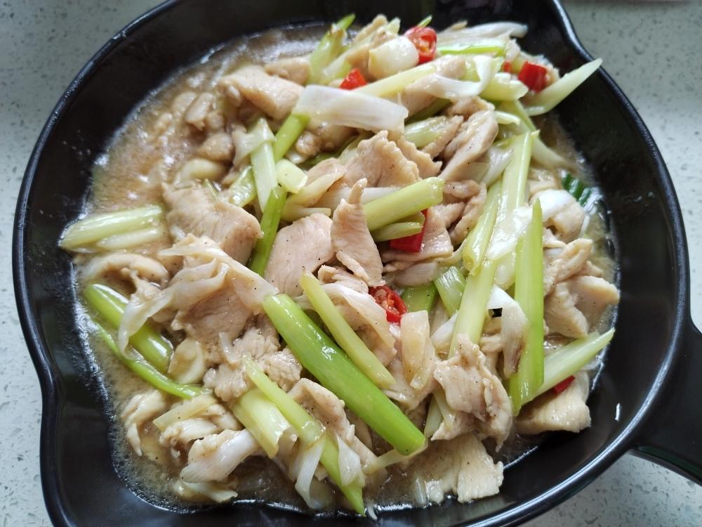 大葱炒肉