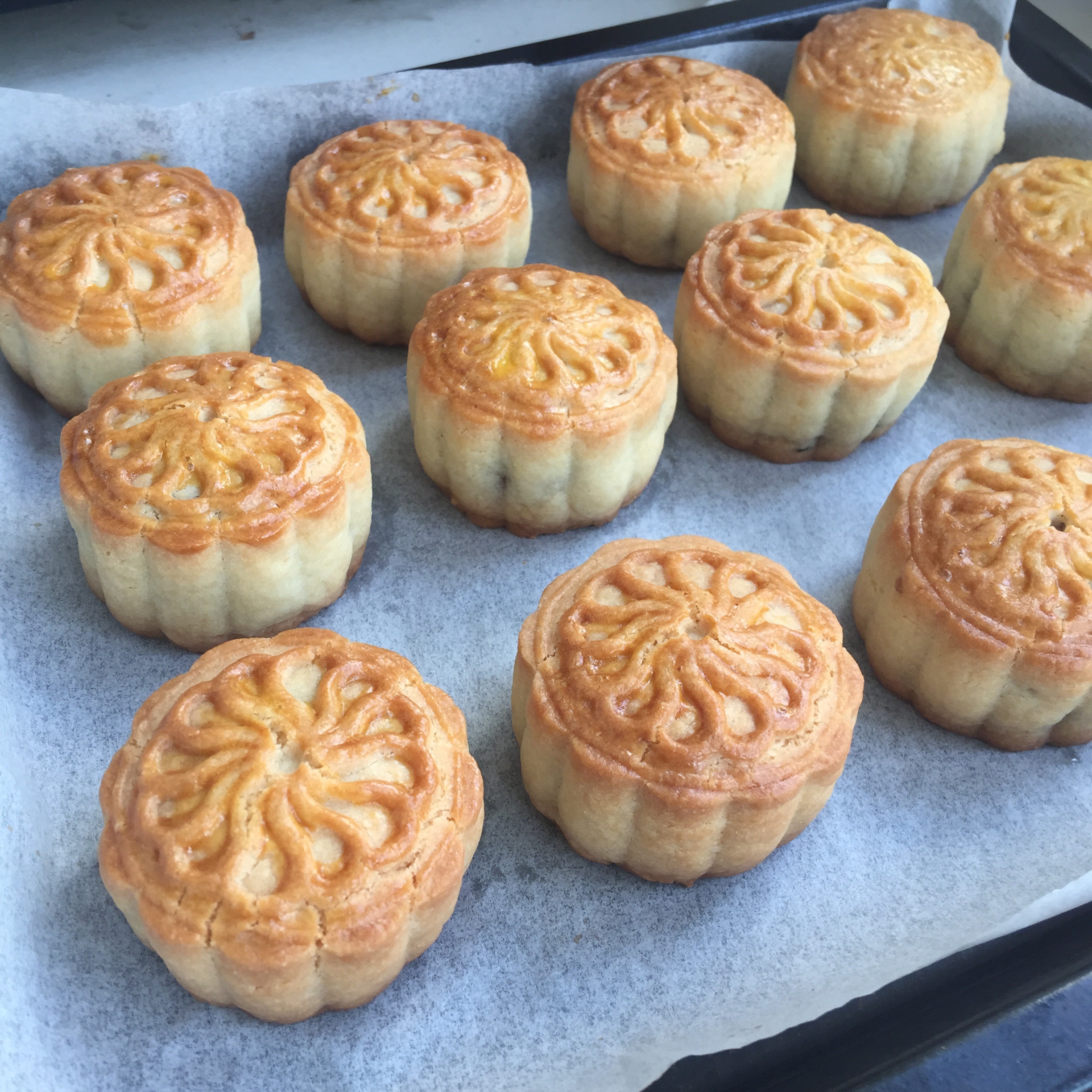 五仁月饼～不用转化糖浆的版本