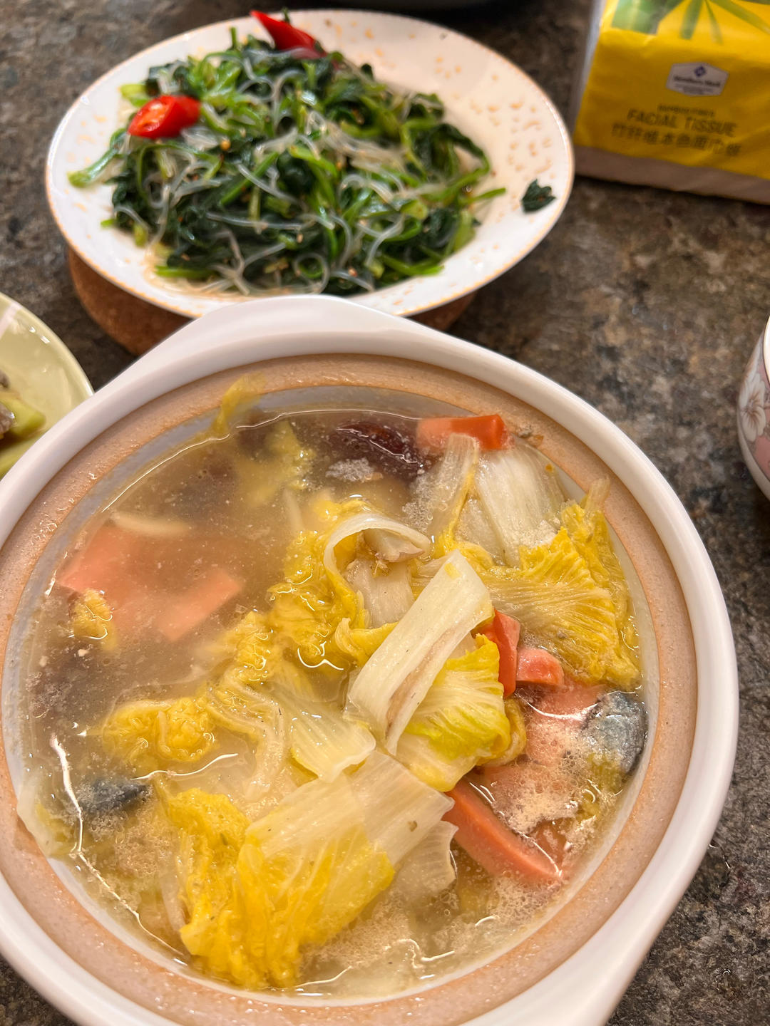 凉拌菠菜(家传秘方)