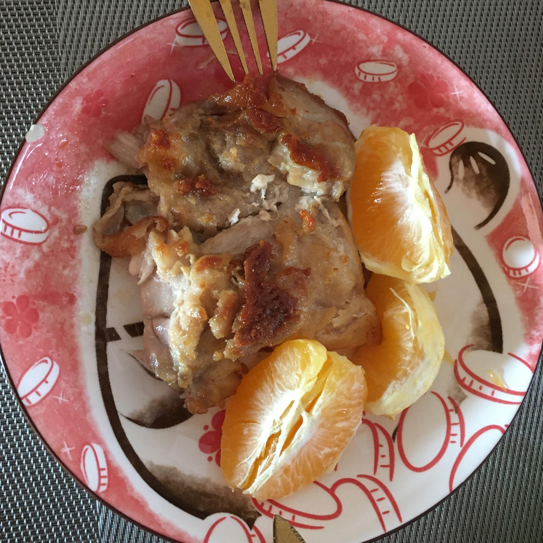 A bite of France—-法式盐煎鸡腿