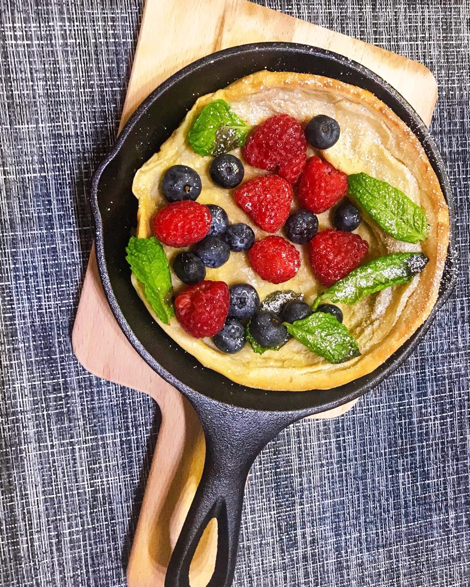 快手早餐 | 荷兰松饼的万能公式（可甜可咸）