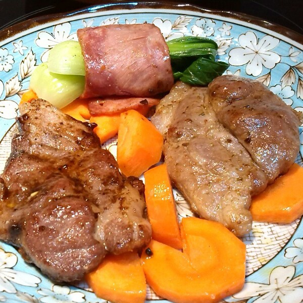 香煎梅花肉排