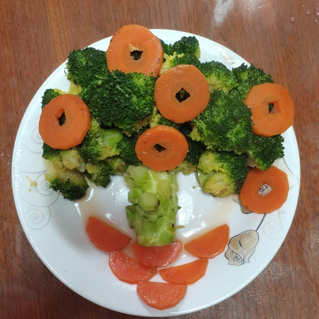 年夜菜之吉祥发财树（辣汁西兰花）