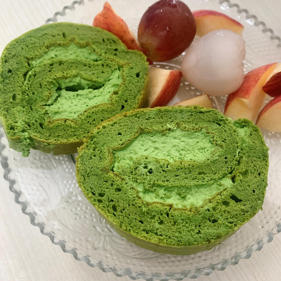 毛巾面抹茶蛋糕卷‼️柔软细腻‼️抹茶控必学