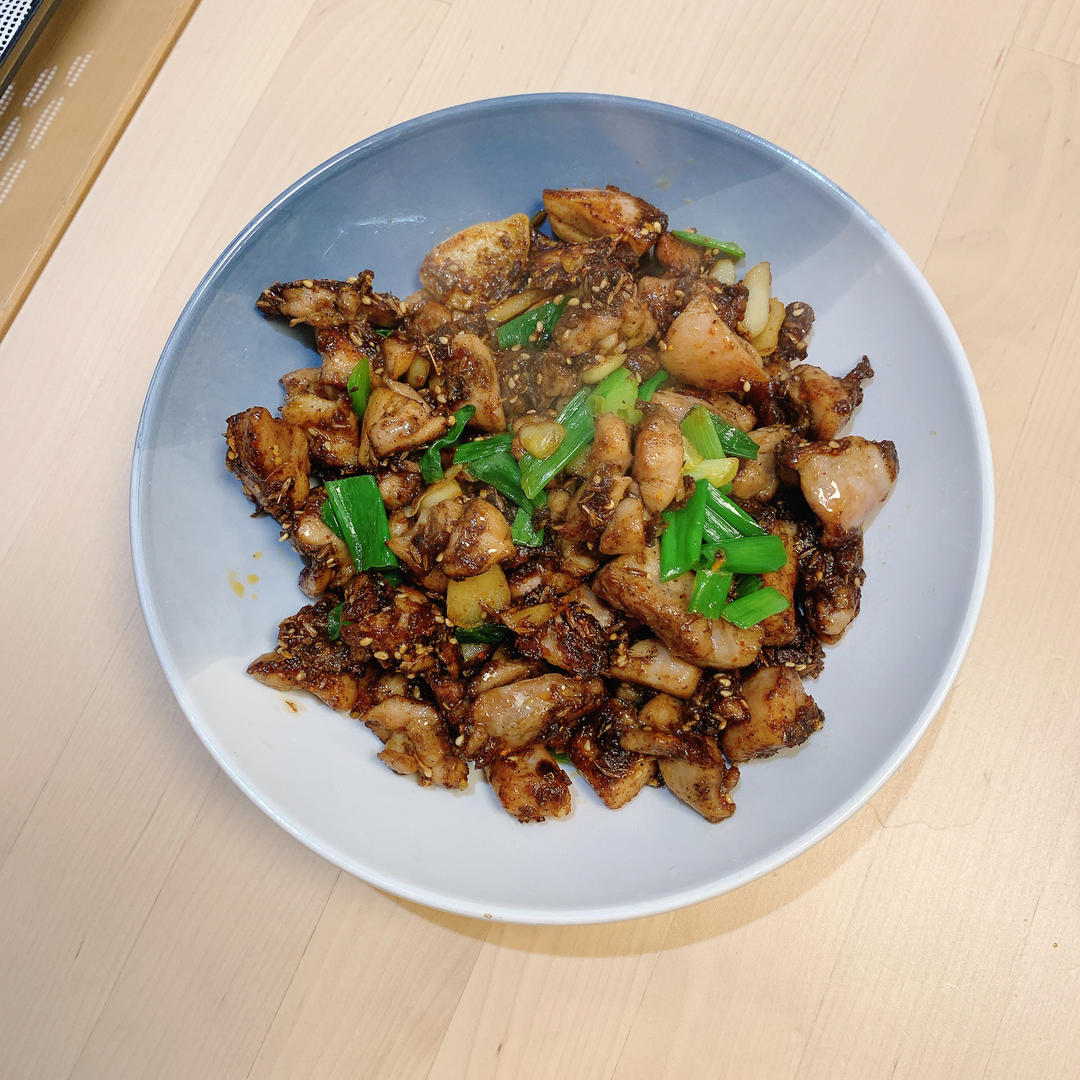 孜然蒜香鸡胸肉