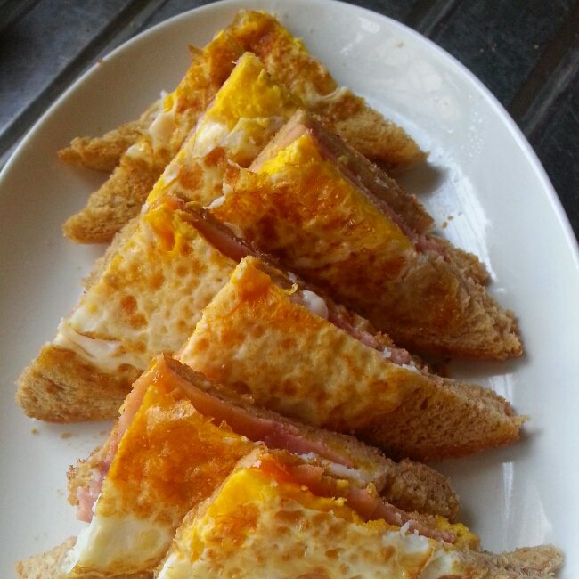 培根芝士煎土司