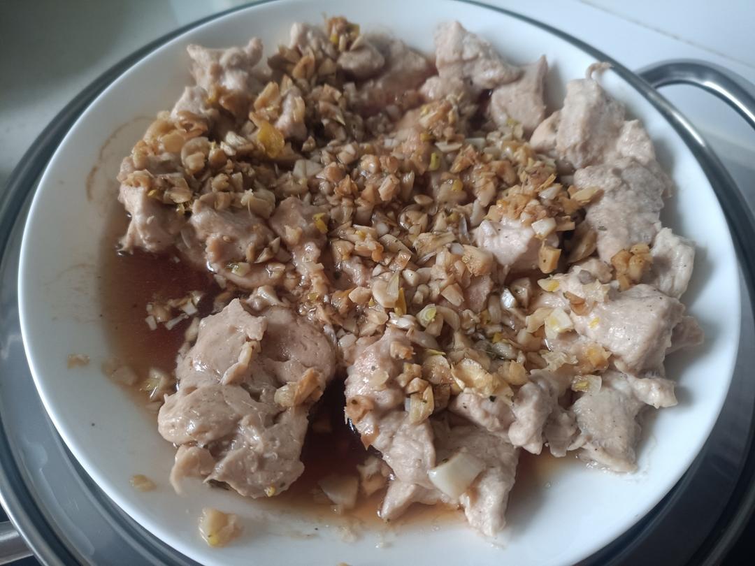 蒜蓉蒸鸡胸（鸡腿）