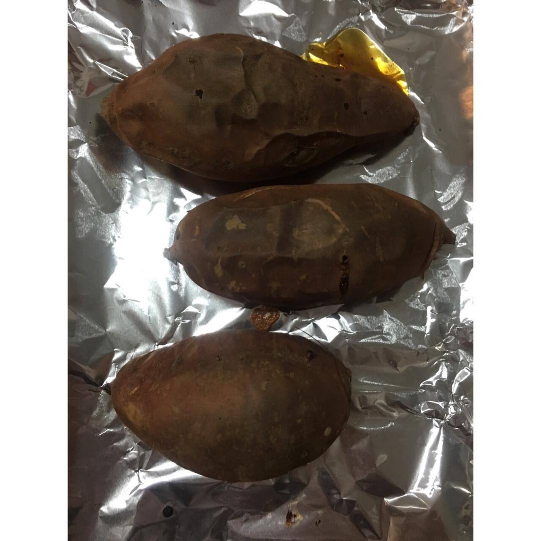 烤箱烤红薯