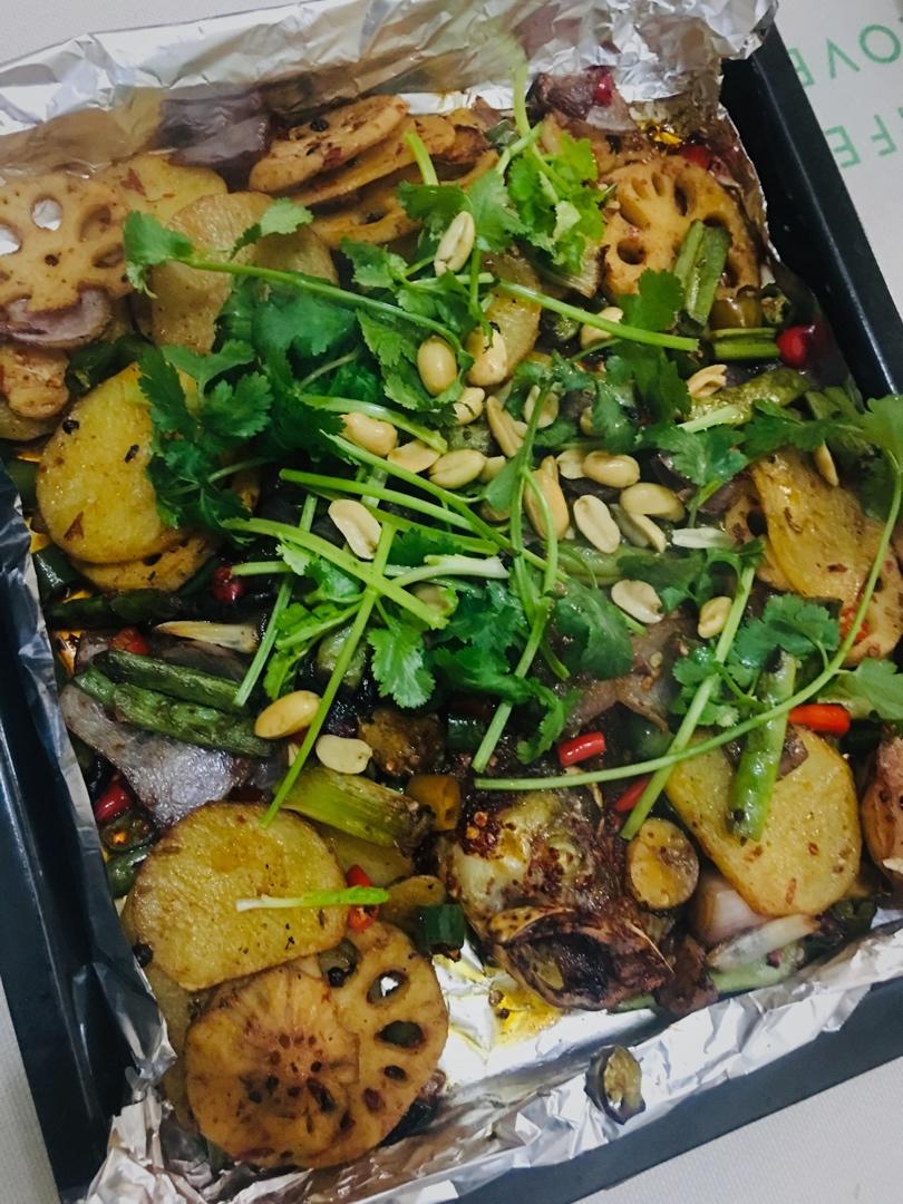 烤箱烤鱼
