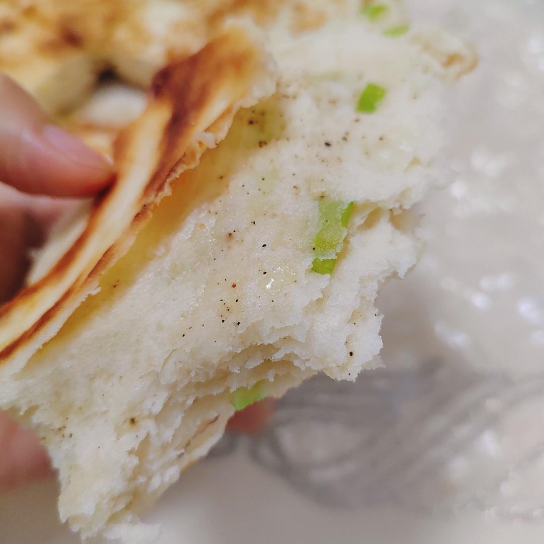 發(fā)面蔥花大餅的做法 步驟17