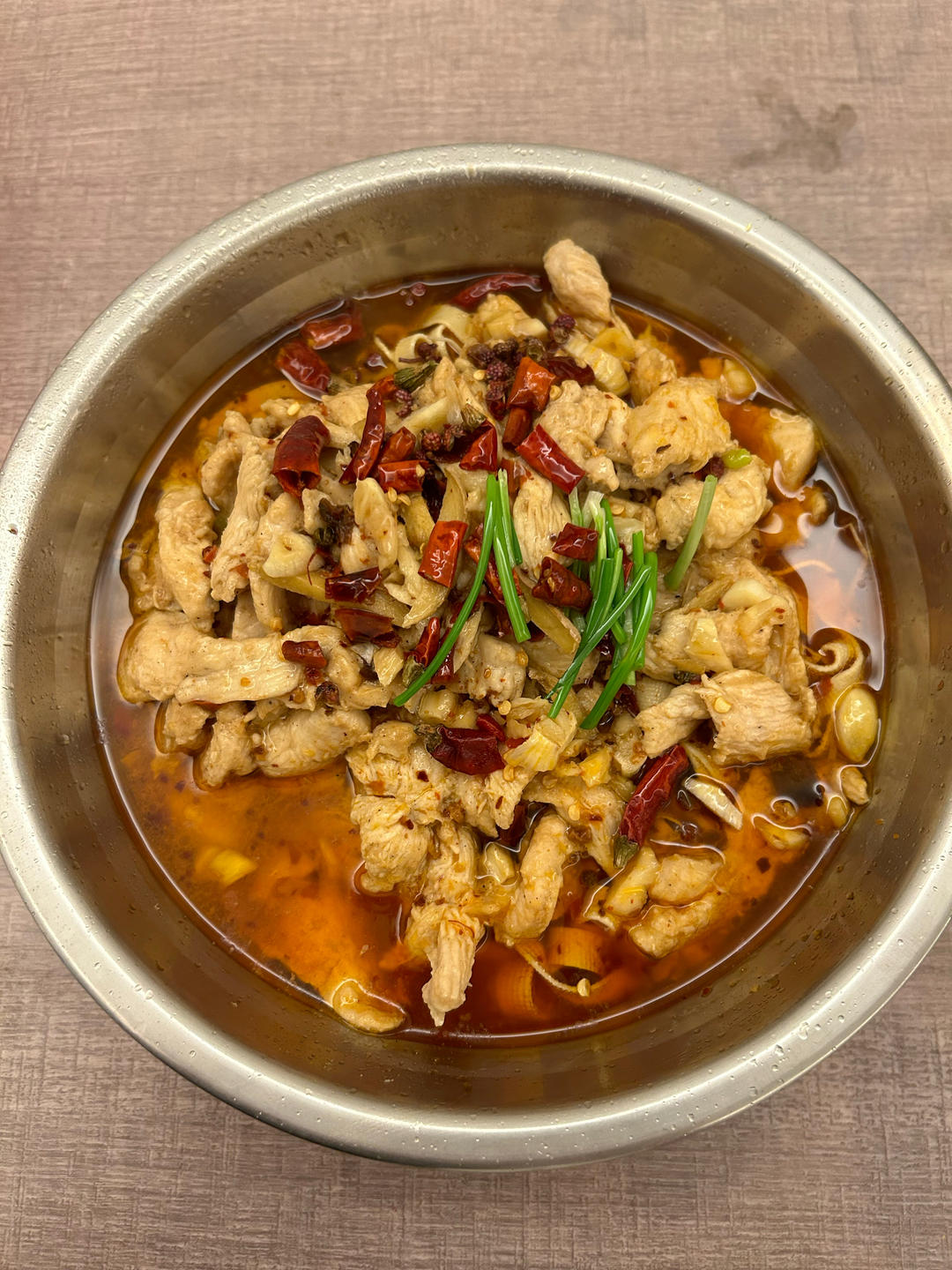 水煮肉片（鸡胸肉版）