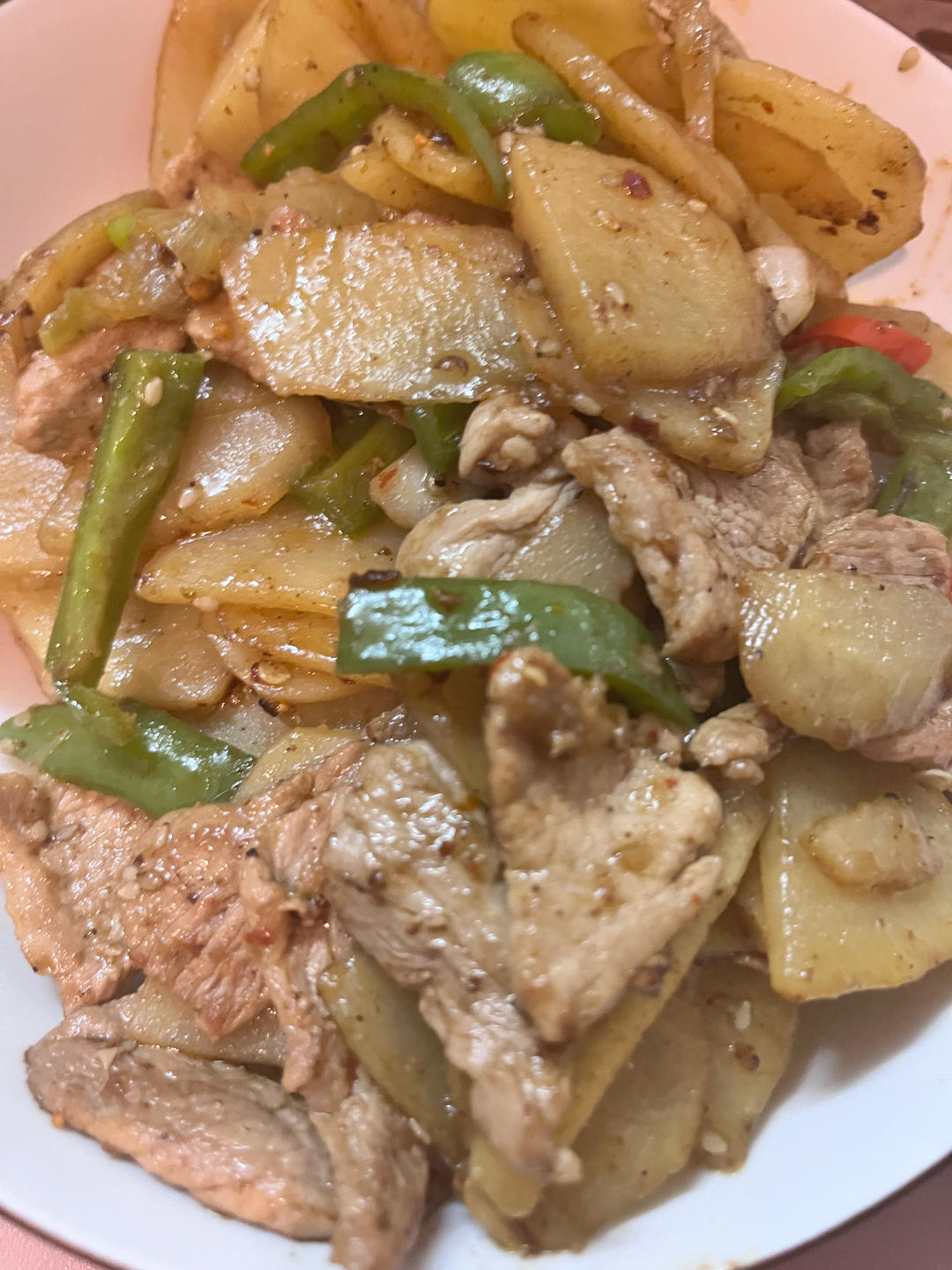 ㊙️孜然土豆肉片，吃一口就爱上它‼️