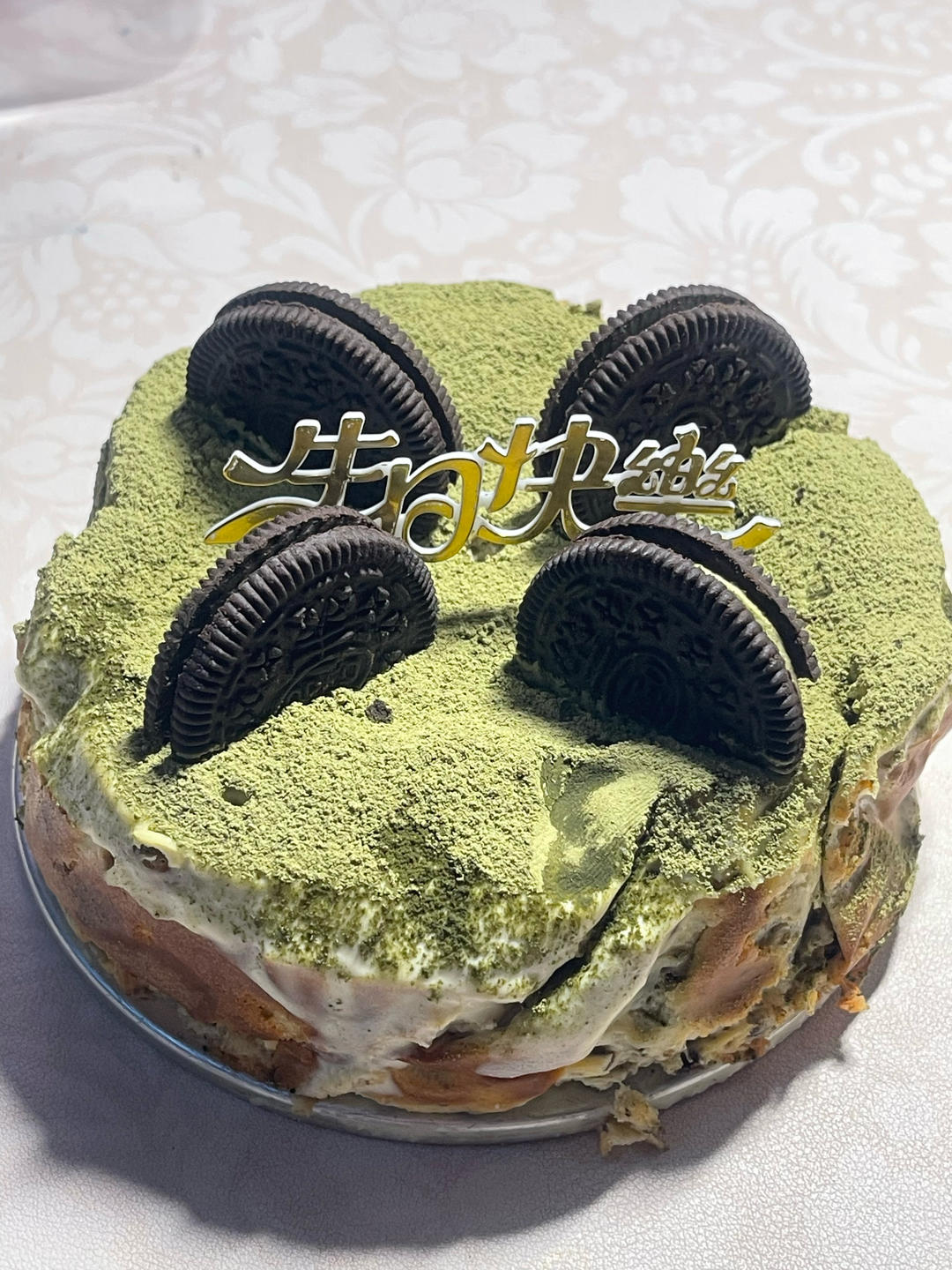 奥利奥生巧巴斯克芝士蛋糕！双层体验！