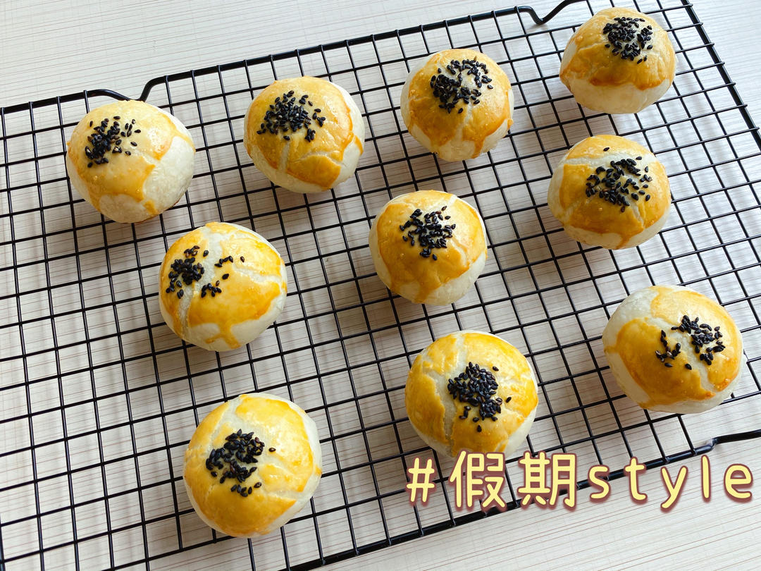 蛋黄酥（步骤超详细，新手适用）