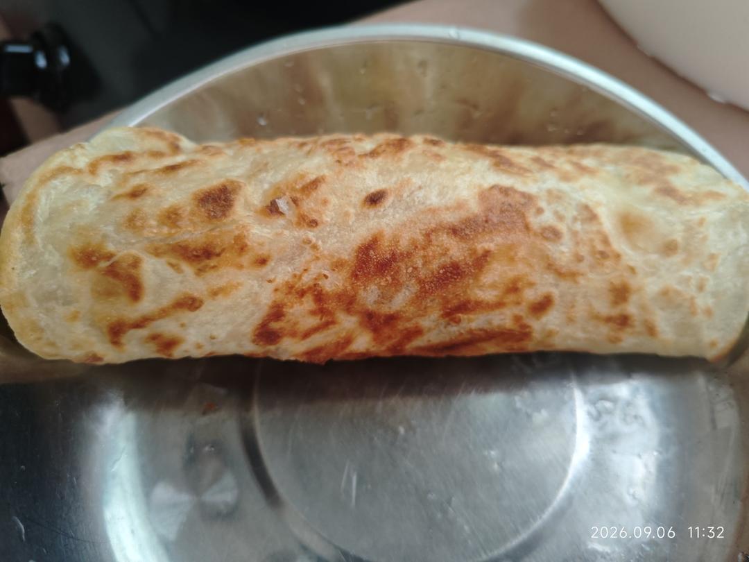 酥香少油手抓饼
